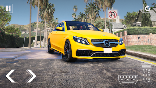 Screenshot Real Car Parking Benz C63s AMG