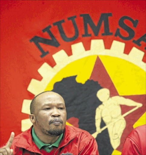 Numsa's Irvin Jim PHOTO: ANTONIO MUCHAVE