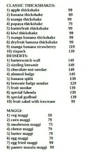 Temperature menu 5