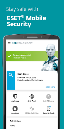 تطبيق الحماية للأندرويد ESET Mobile Security Antivirus Premium v5.2.68.0 + المفاتيح  CD3kFHzK8rv_5SNpDeTh7kGocka6CeRERATZ3qK_RAARmvFXx7Ce_00nTxbJUwbdyw=w1266-h432