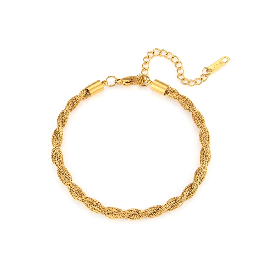 Trendy Temperamental Minority Design Fine Mesh String Braided Rope Bracelet Necklace, stylish everyday wear, unique char