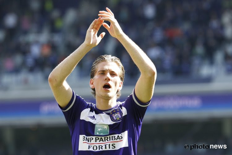 Dennis Praet remercie Anderlecht