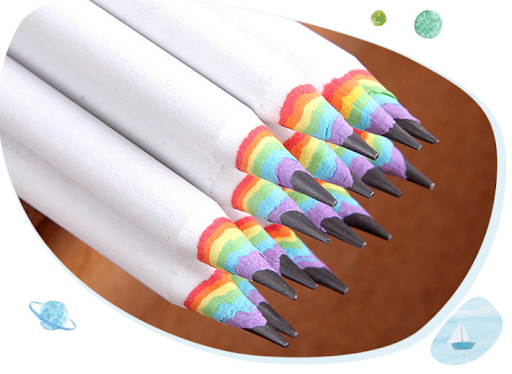 Title 1, Rainbow HB Environmental Pencil for Creative St...
