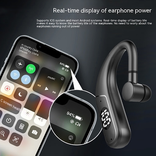 Title 5, Digital Display Ear Hook Sports Headset Experie...