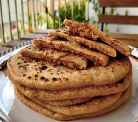 Jamaican Paneer Paratha