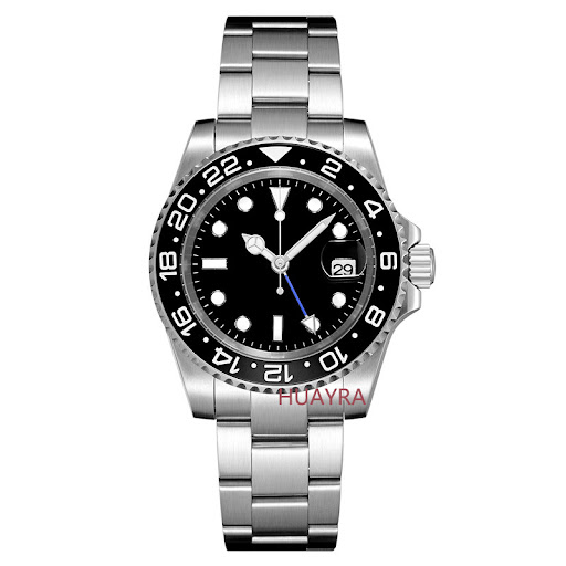 Title 2, 40mm Automatic Mechanical GMT Watch. Track mult...