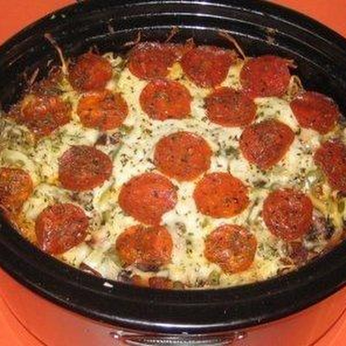 Crock Pot Pizza Casserole - Real Housemoms