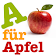 A für Apfel icon