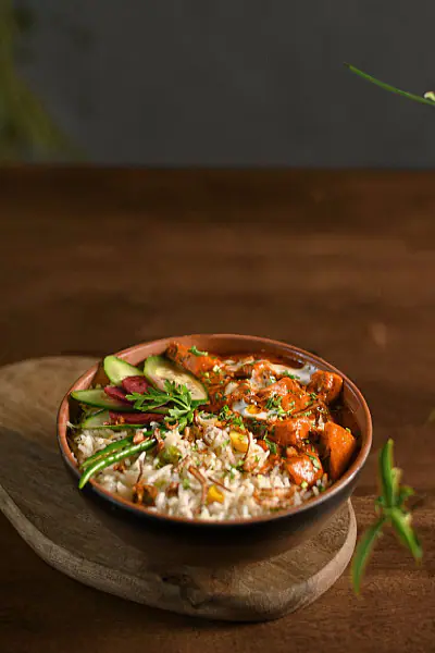 Paneer Butter Masala Rice Bowl