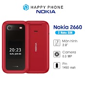 [Mã Elmall5 Giảm 5% Đơn 300K] Điện Thoại Nokia 2660 Flip 4G - Hàng Mới, Nguyên Seal, Bảo Hành Chính Hãng