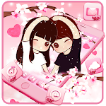 Cover Image of Télécharger Cute Couple Love Themes HD Wallpapers 3D icons 1.0 APK