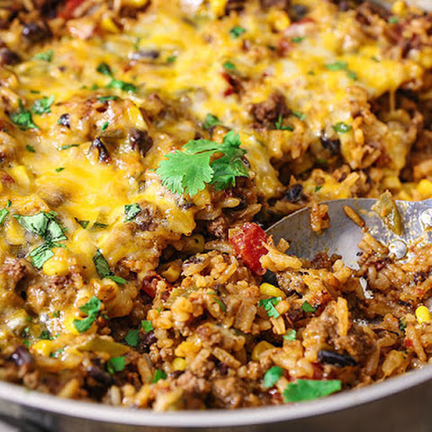 yellow rice and ground beef