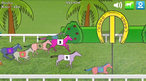 Screenshot Hooves of Fire - Horse Racing