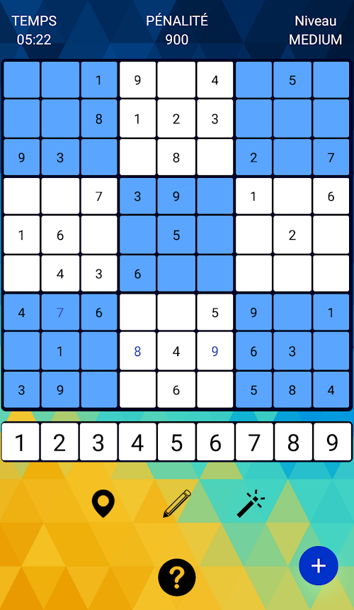 Android application Speedoku screenshort