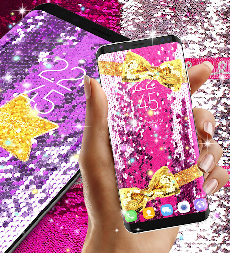 Sequin glitter live wallpaper