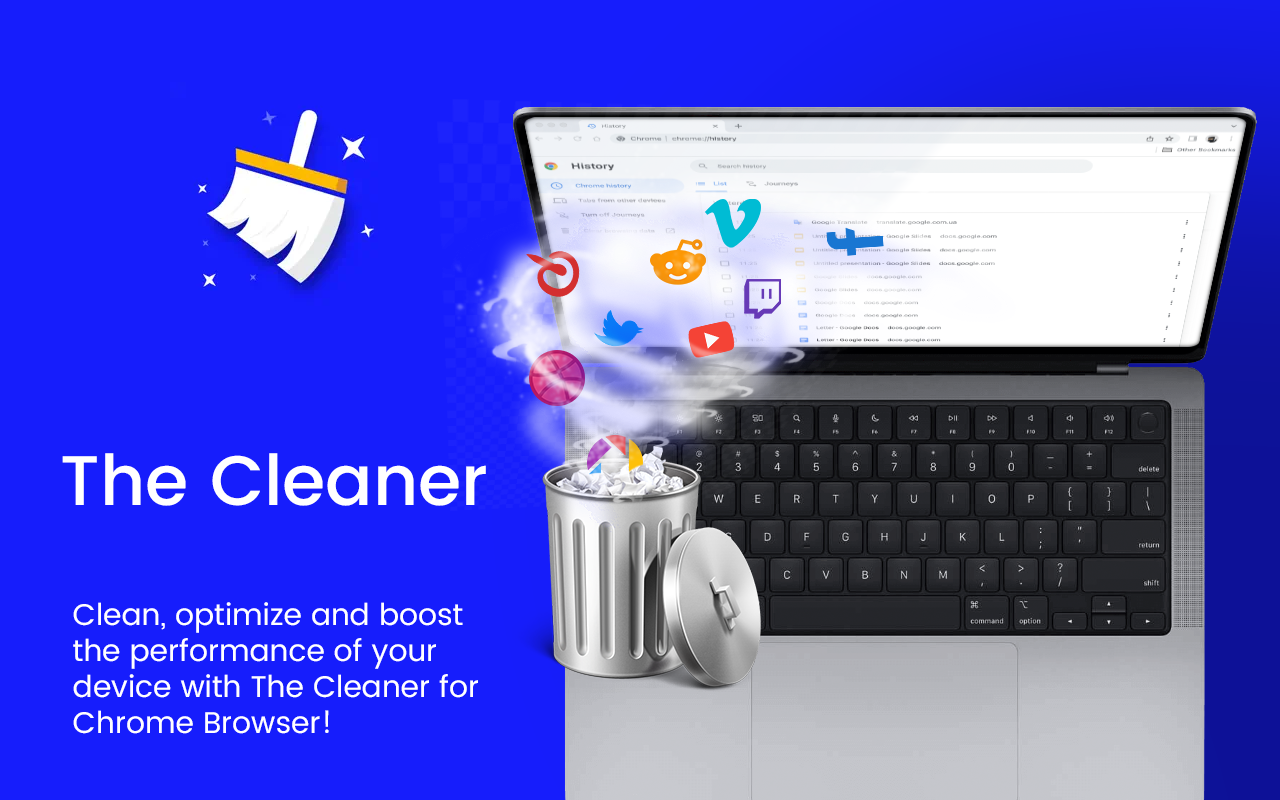 The Cleaner -  delete Cookies and Cache Preview image 1