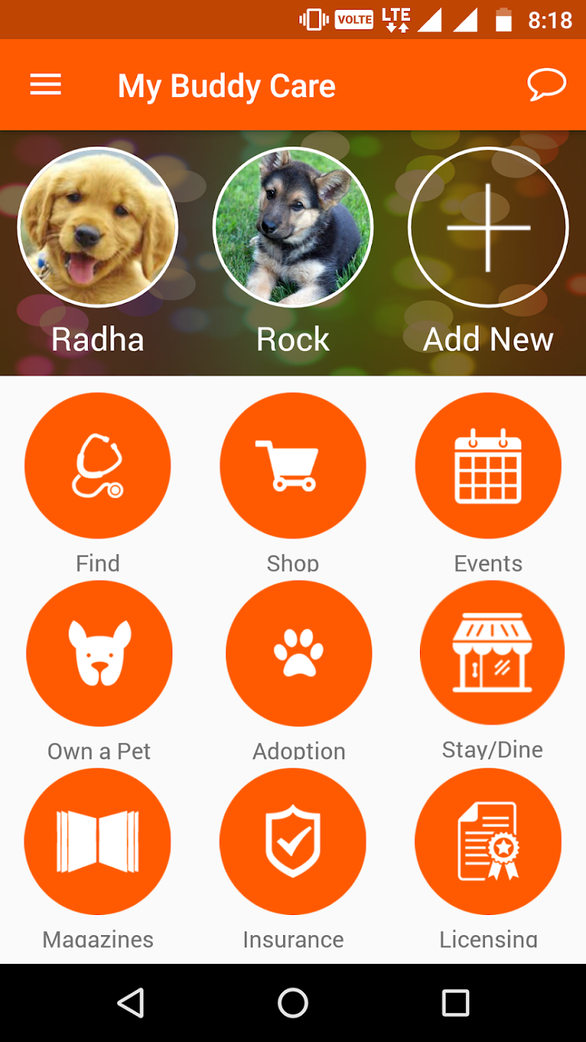 My Buddy Care Screen 1