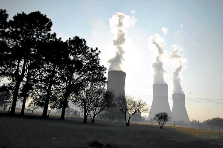 Eskom's coal-fired Duvha power station in Mpumalanga. Picture: SIMON MATHEBULA