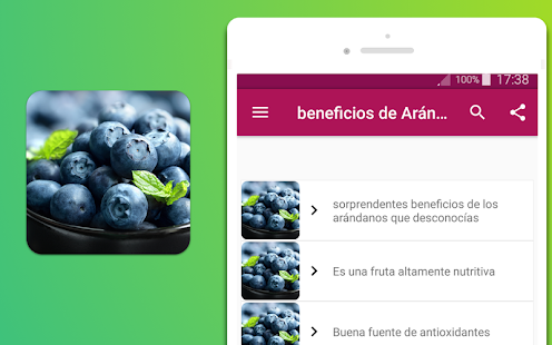 beneficios de Arándano - náhled