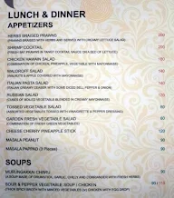 Aura -Klase Hotels menu 6