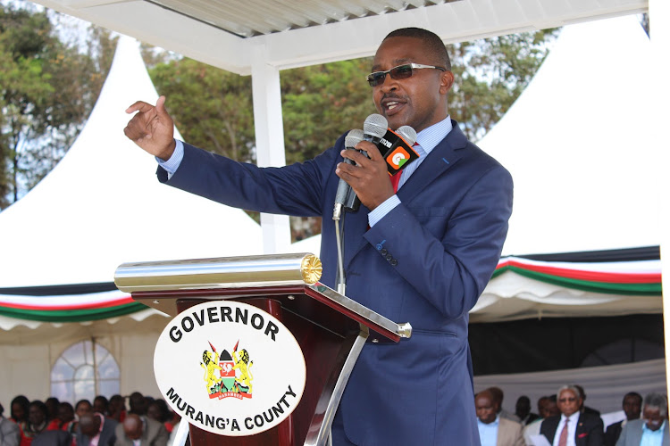 Murang'a Governor Mwangi wa Iria