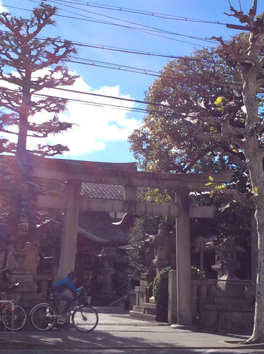 元祗園梛神社 石柱