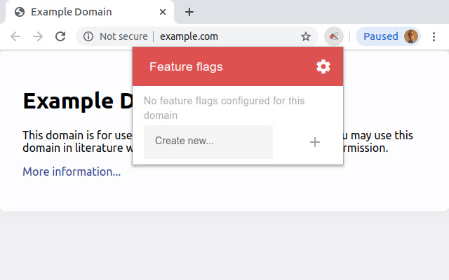 Feature the Flag chrome extension