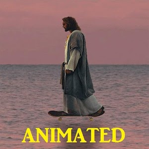 Jesus Skateboarding Wallpaper 1.00