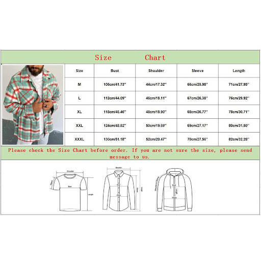 Title 1, Mens single-breasted plaid shirt, perfect for ...