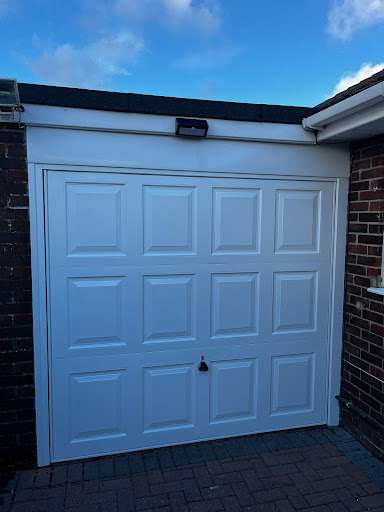 Garador Georgian framed canopy in White. Location - Waterlooville.