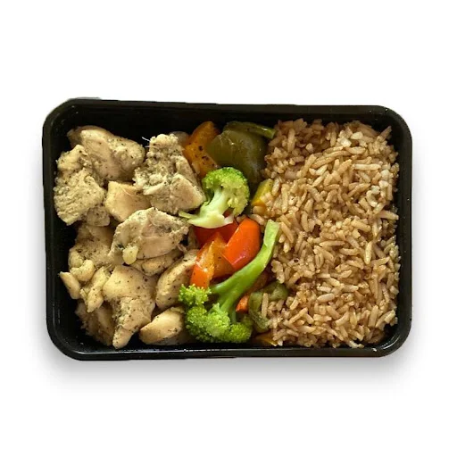 Protein Box Protein Chicken Brown Rice Combo Post Workout Meal