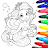 Mermaid Coloring:Mermaid games icon