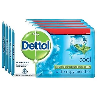 Dettol Cool Soap With Crispy Menthol - 4*125 gm