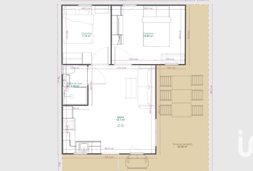  Vente Terrain à bâtir - 2 455m² à Flaugnac (46170) 