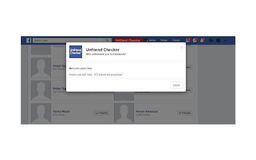 Unfriend Checker