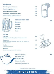 The Balcony Cafe menu 7