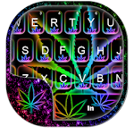 Cover Image of Download Glow Rasta Weed Keyboard Theme 18.0 APK