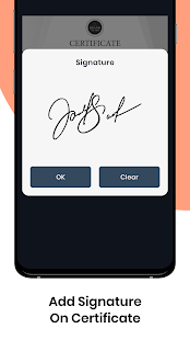 Certificate Maker & Certificate Generator App Captura de tela