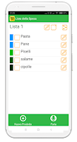 Shopping list Screenshot