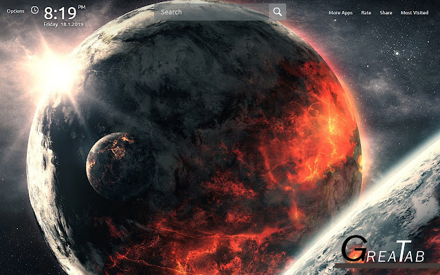 Planets Wallpapers Planet Theme |GreaTab