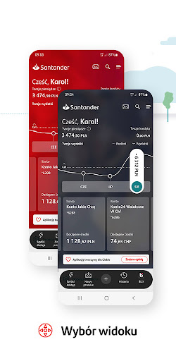 Screenshot Santander mobile