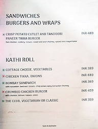 Pinnacle Gate Hotel menu 8