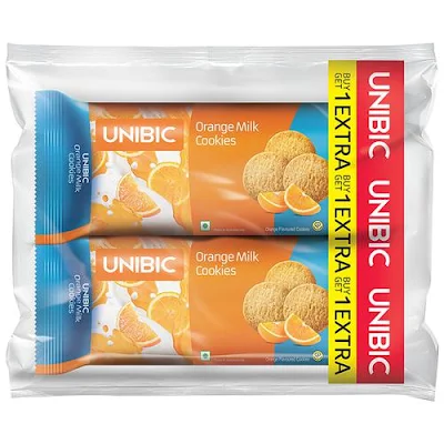 Unibic Cookies - Orange Milk - 100 gm