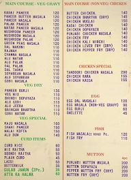 New Punjabi Hotel- Murugesh Palya menu 5