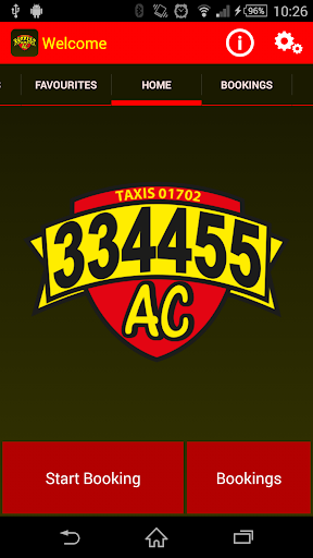 334455 AC Taxis Cab App