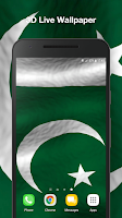 3d Pakistan Flag Wallpaper Screenshot