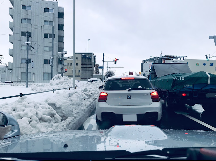 パジェロミニの大雪だよ。・ノロノロ運転実施中・凸凹雪道に関するカスタム事例の投稿画像3枚目