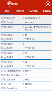 Lastest CPU+ Hardware Info APK for Android