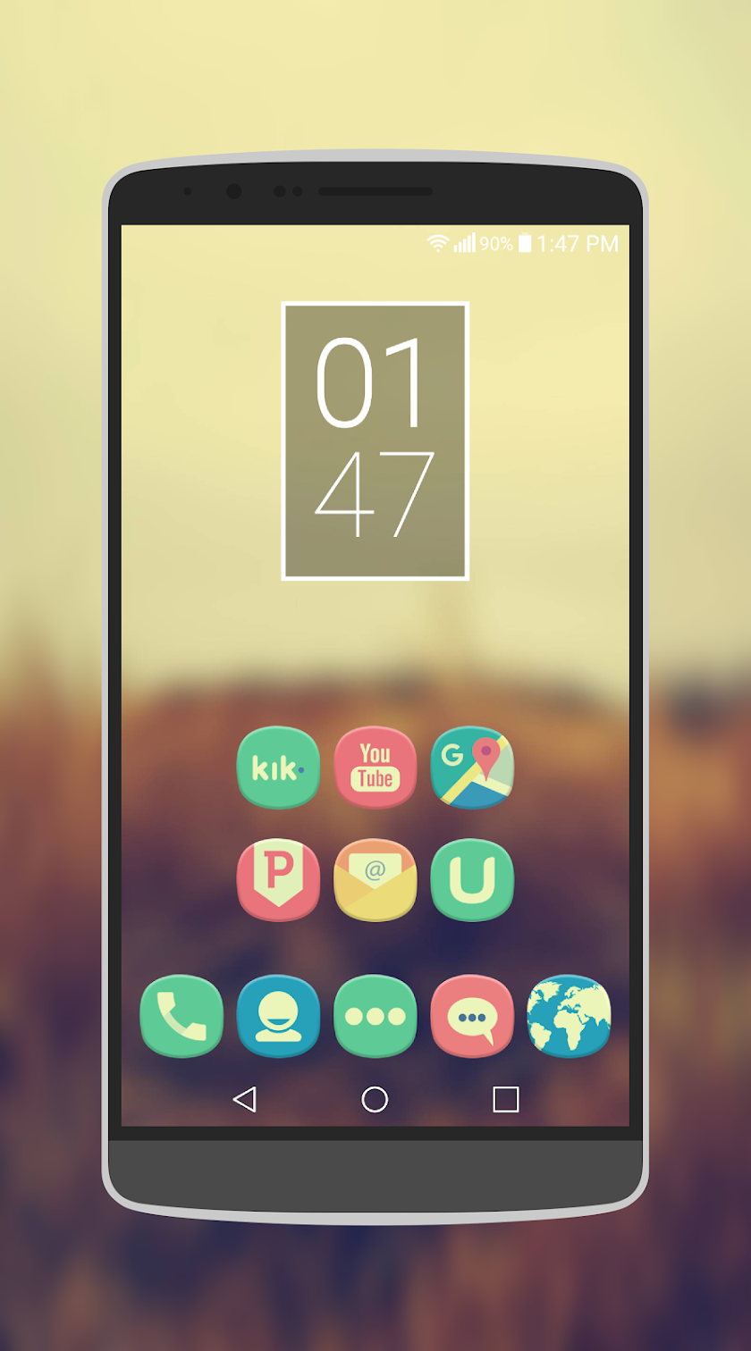 Classique Icon Pack Theme Screen 2
