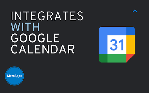 MeetApps: links de videochamada do Google Agenda